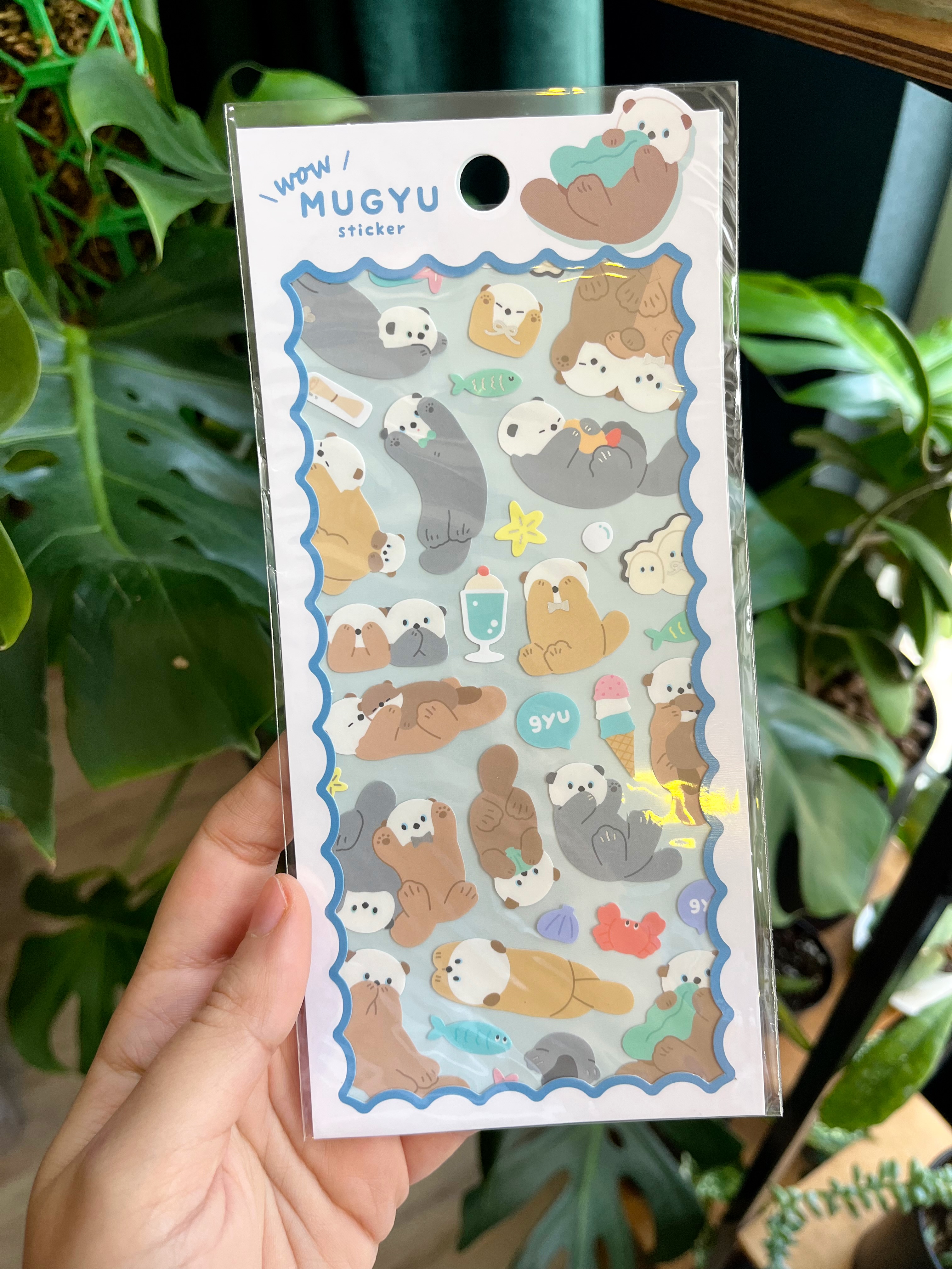 استیکر سمور آبی