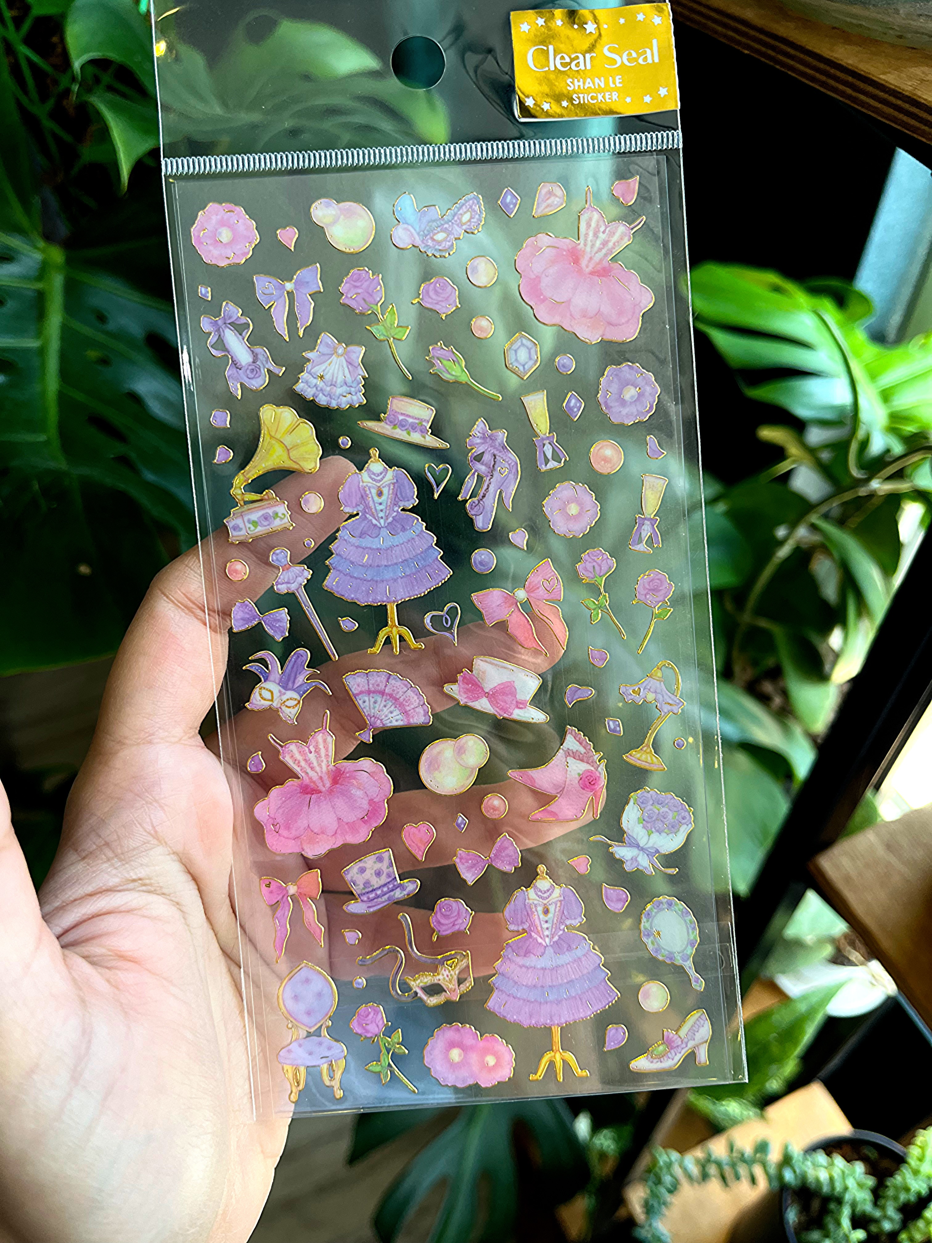 استیکر دور طلایی طرح پرنسس