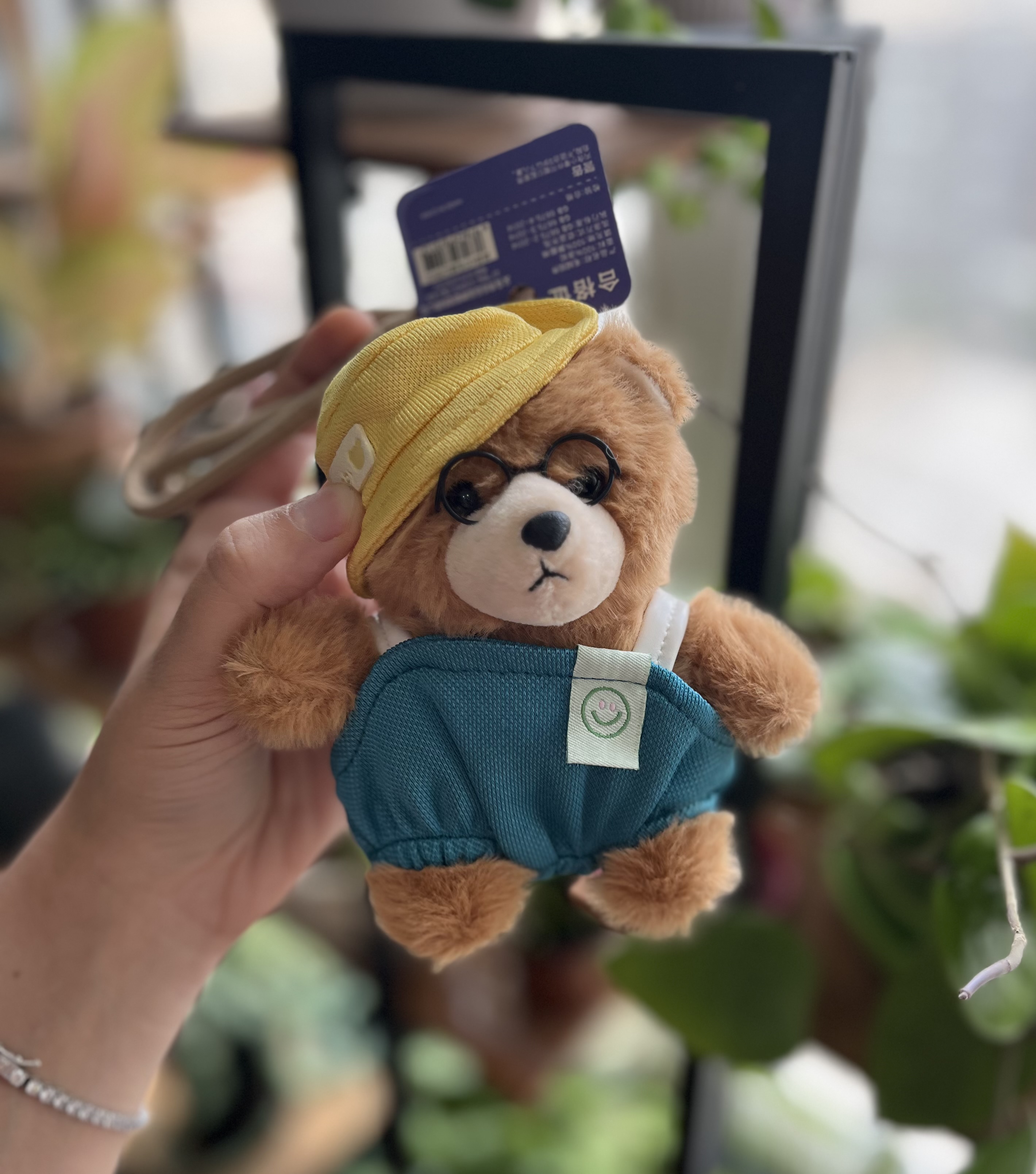 چارم بگ و جاسوییچی طرح خرس هنری اوریجینال وارداتی کد 10212