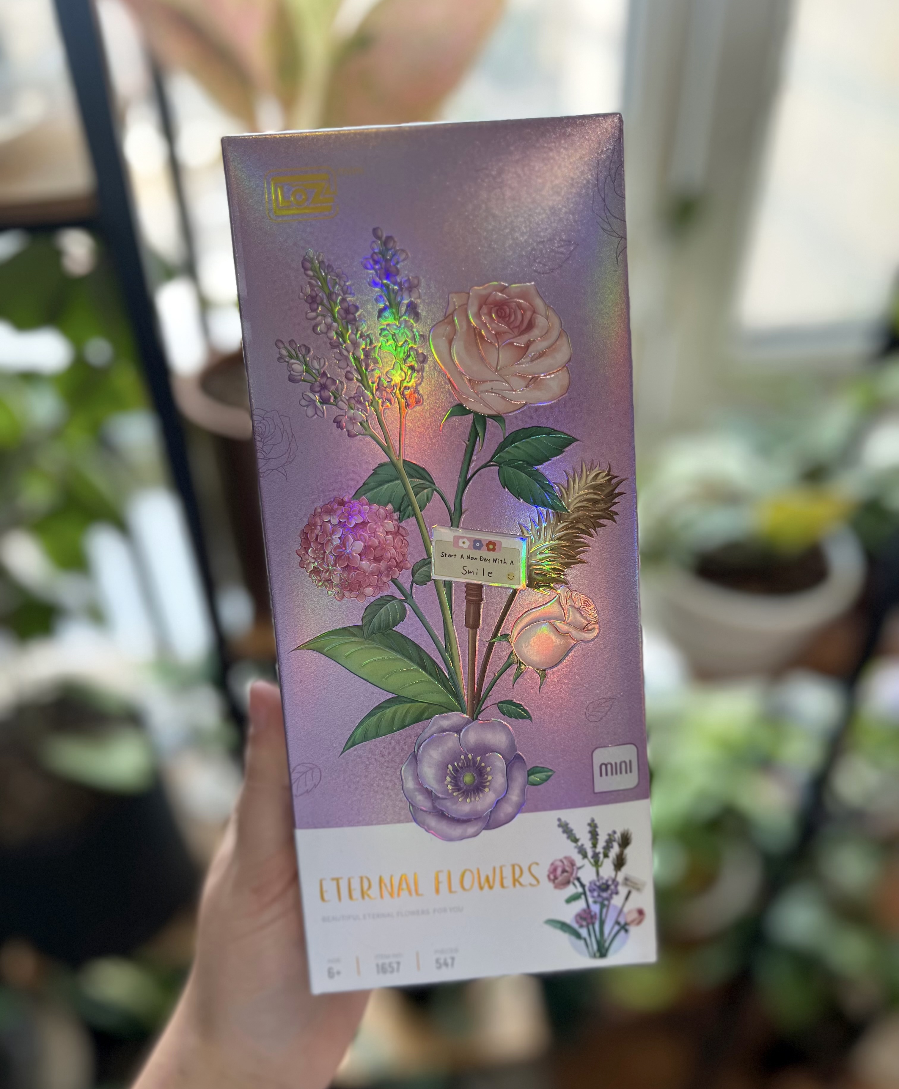لگو طرح گل eternal flower کد 10222