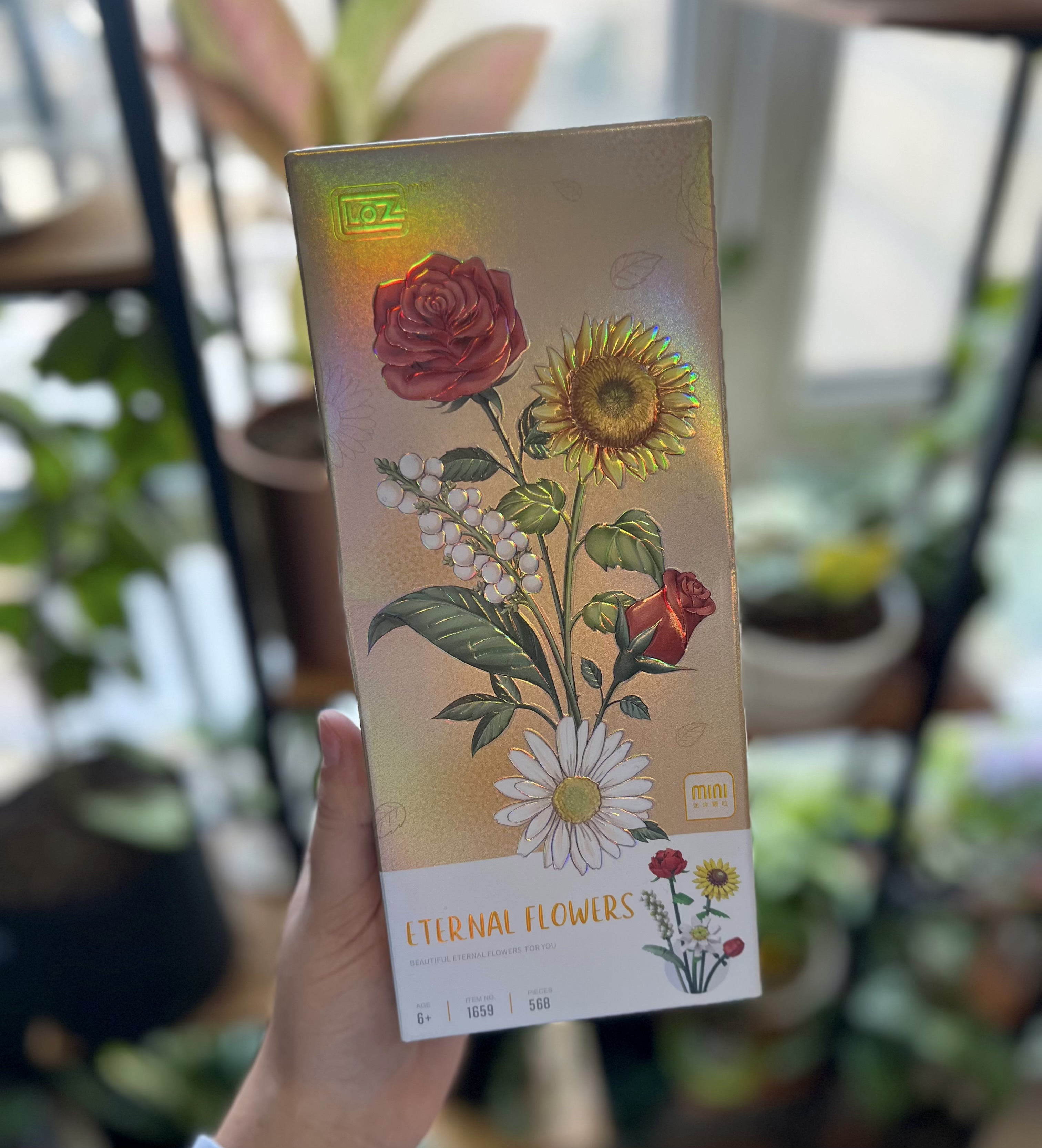 لگو طرح گل eternal flower کد 10224