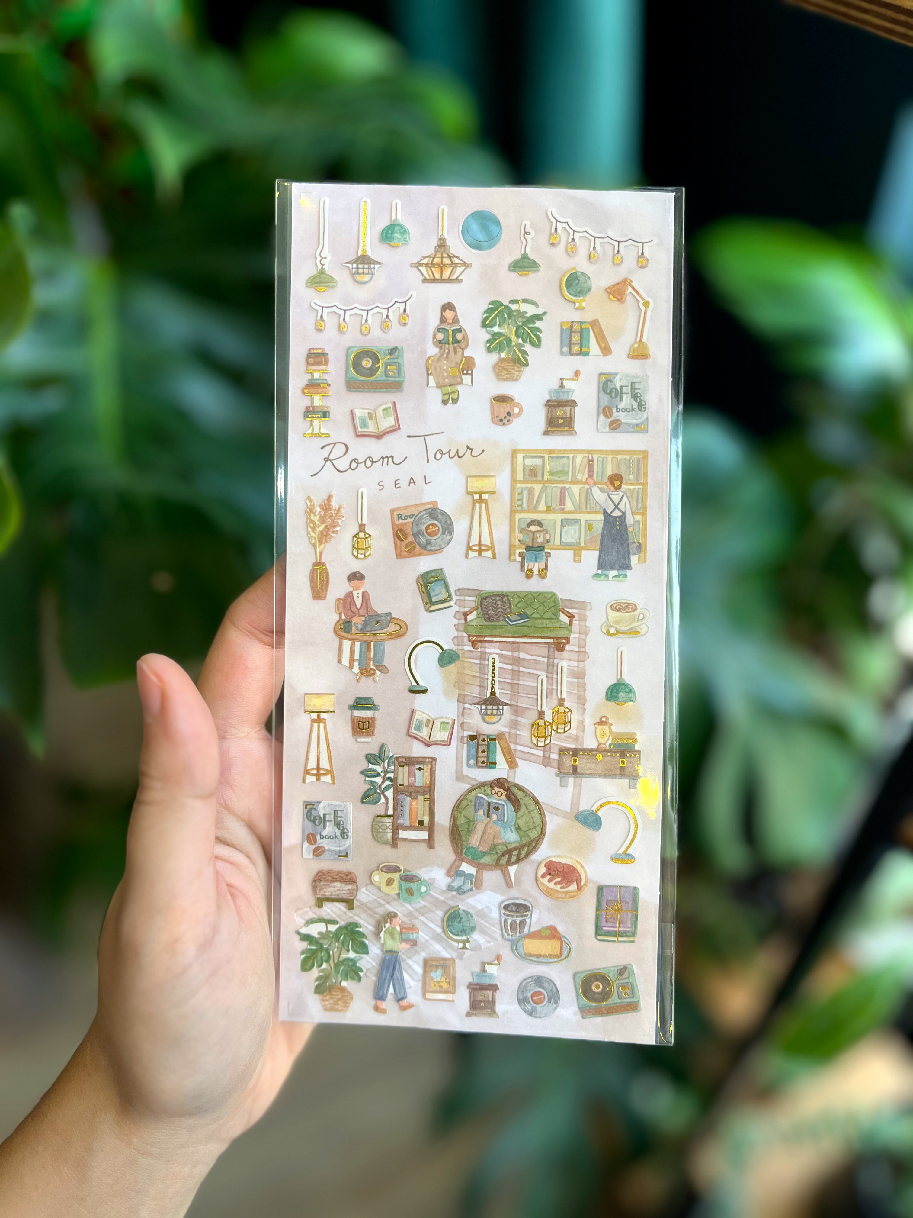 استیکر کافه کتاب