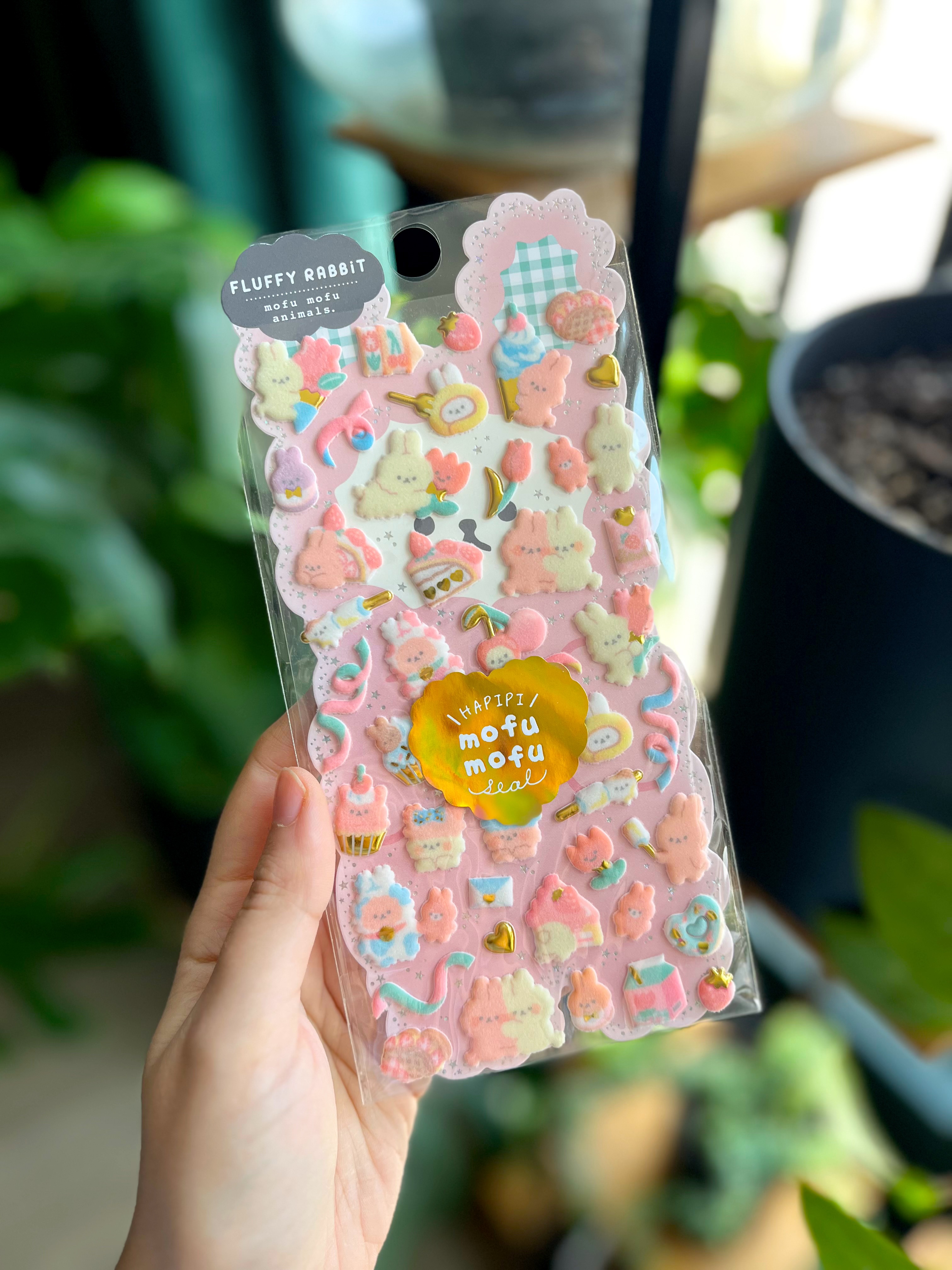 استیکر مخملی طرح خرگوش