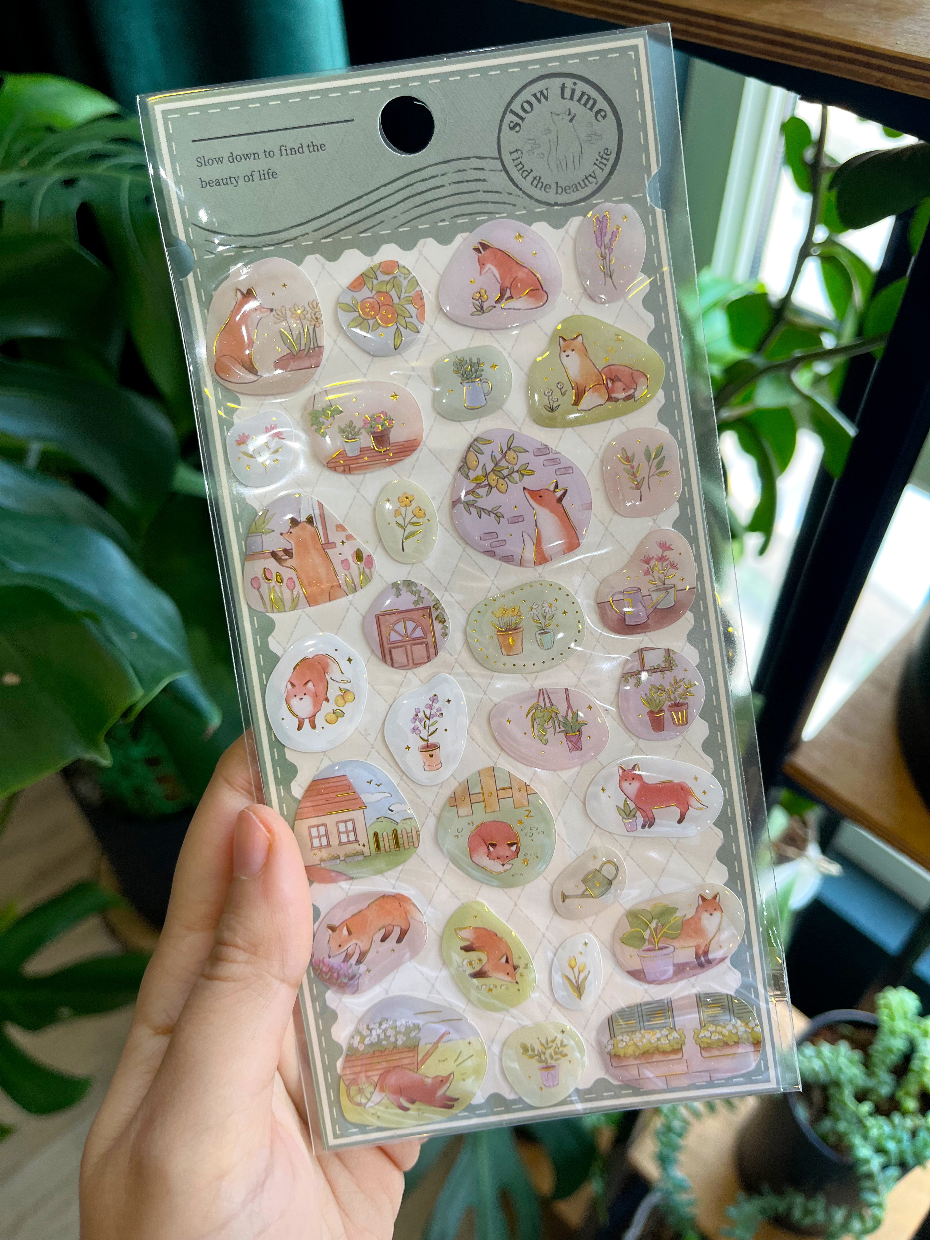 استیکر برجسته طرح روباه