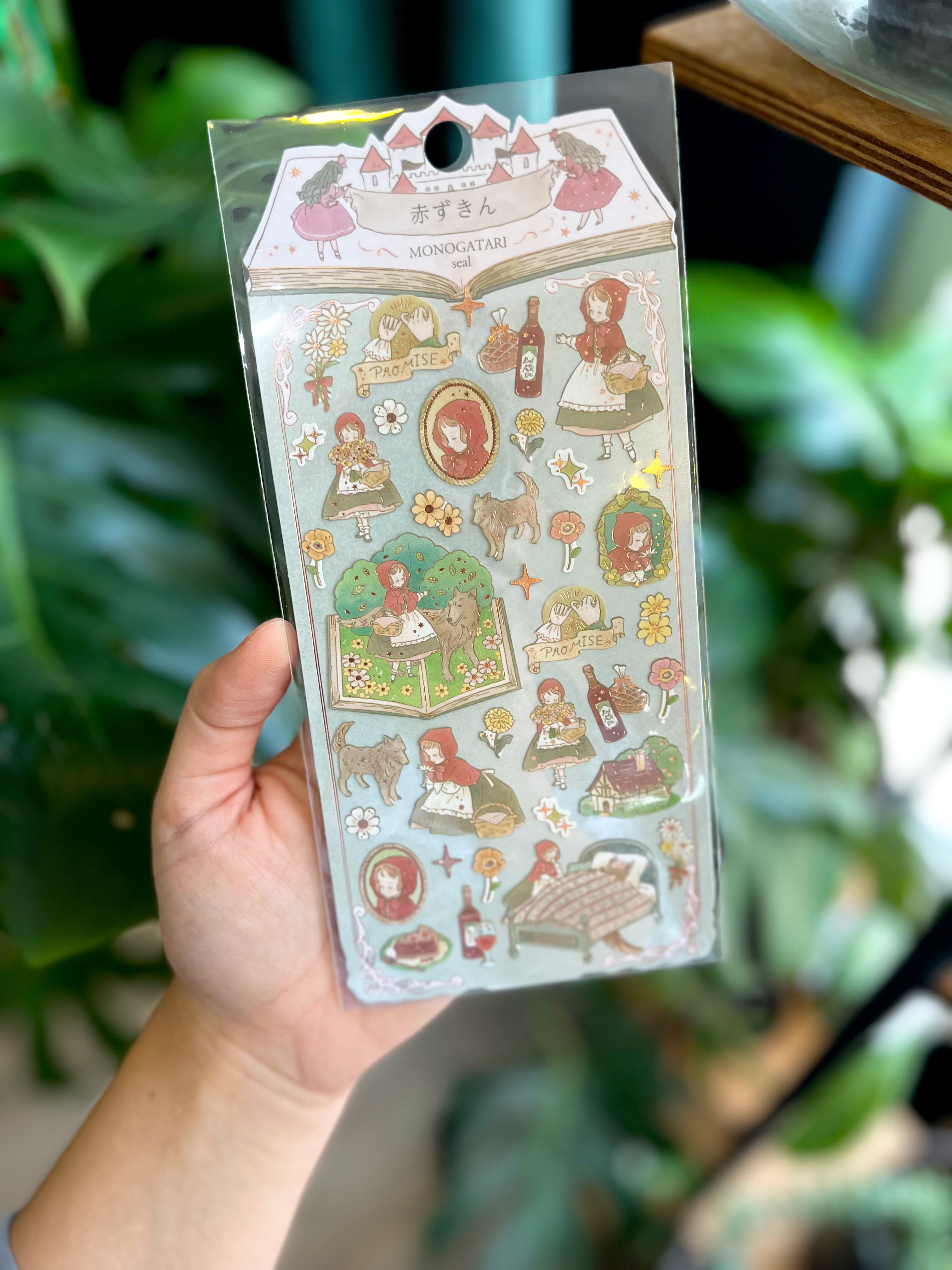 استیکر داستان شنل قرمزی